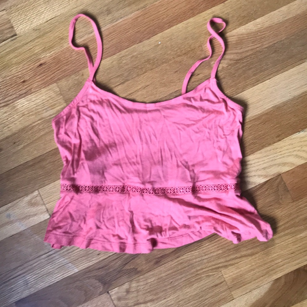 Coral Crop Top